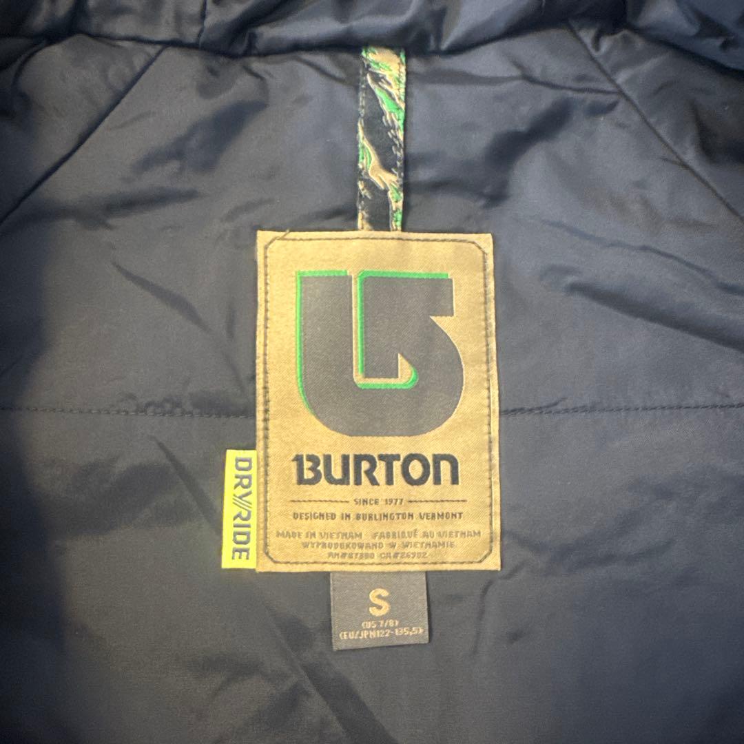 BURTON 子ども用スノーボードウェアセット グローブ付き　S XS