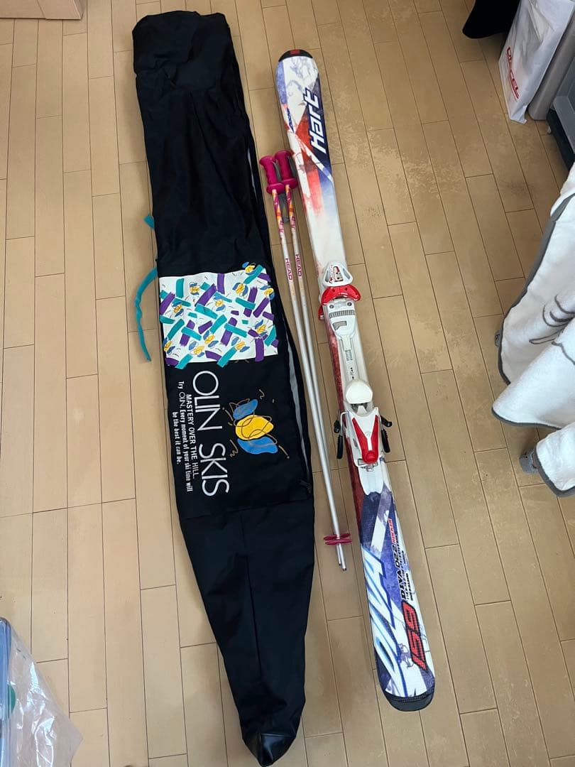 【初心者おすすめ】Hart スキーセット 板 ストック カバー 3点セット