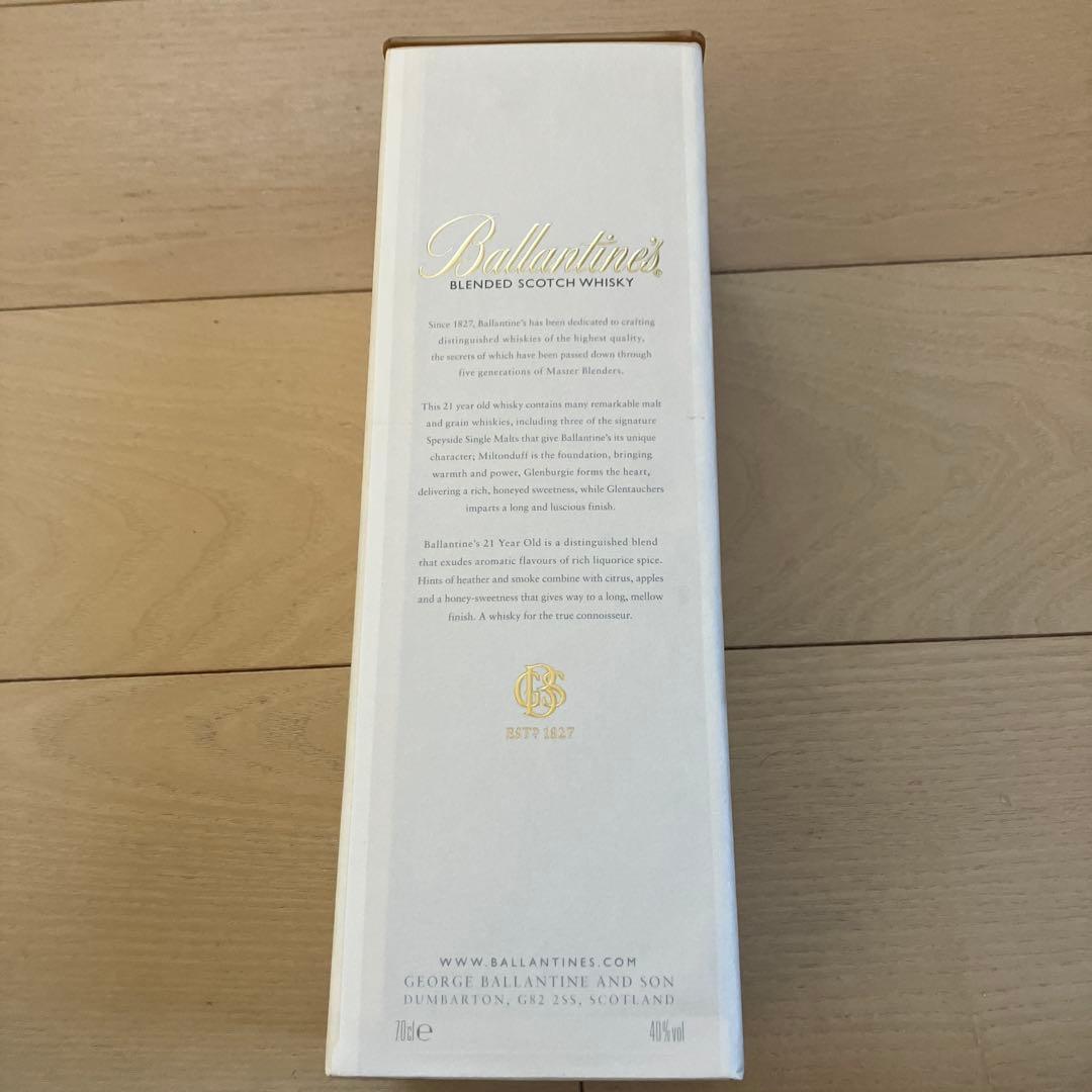 Ballantine's 21 Year Old (バランタイン21年　箱入り)