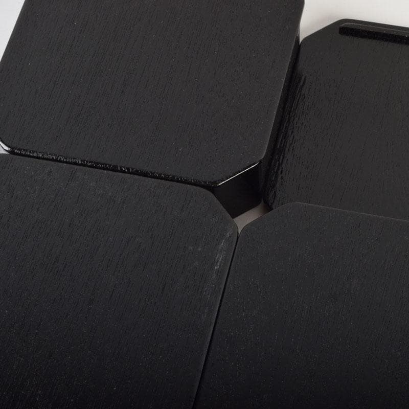 茶道具　漆塗　七宝透かし　縁高重　五段重　箱付　N　9148