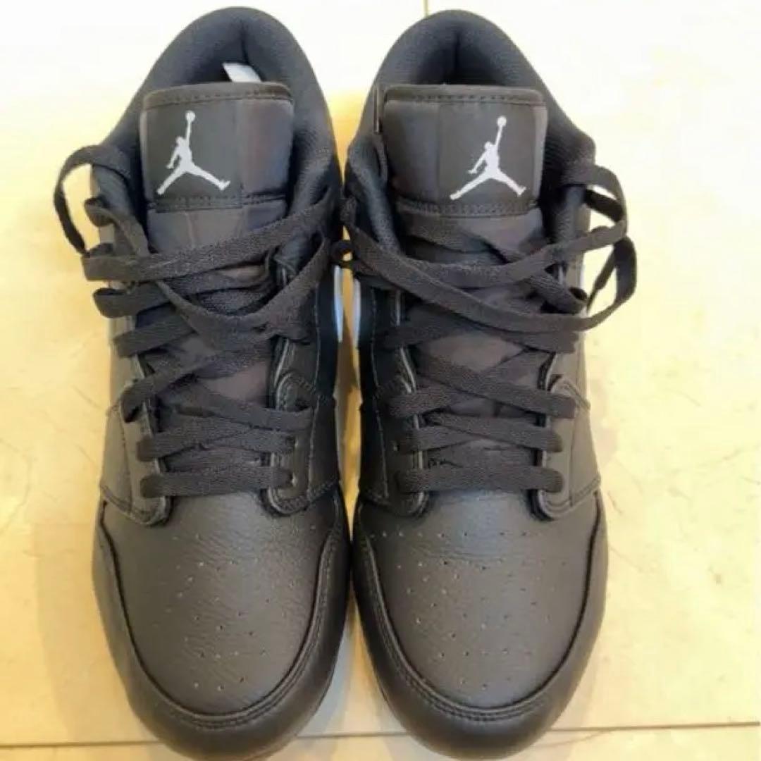 ば*様 Nike Jordan ブラック スパイクシューズ