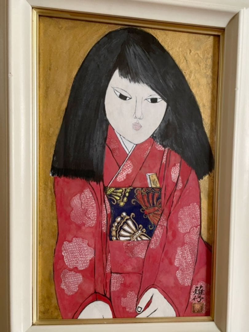 【日本画】少女