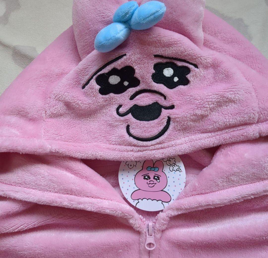 【タグ付き】おぱんちゅうさぎボアZIPパーカー　Lサイズ　おまけ付き