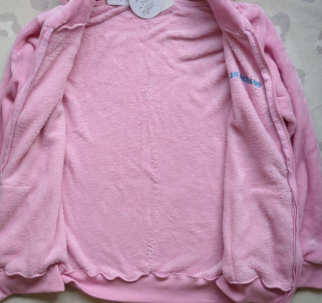 【タグ付き】おぱんちゅうさぎボアZIPパーカー　Lサイズ　おまけ付き