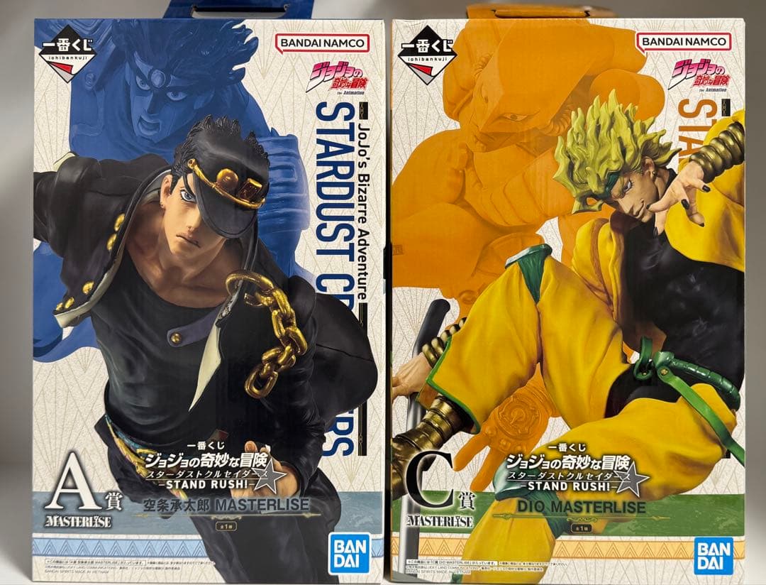 ジョジョの奇妙な冒険 A B C D賞セット　専用台座付き