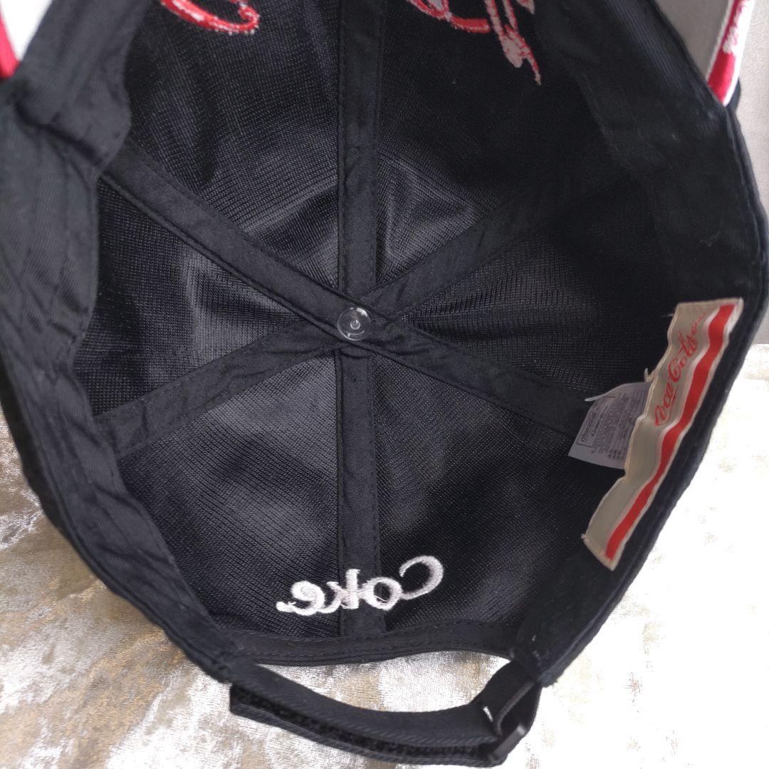 コカコーラ　レーシング風キャップ　スポーツ　バイク・カースポーツ　レース　ゴルフ