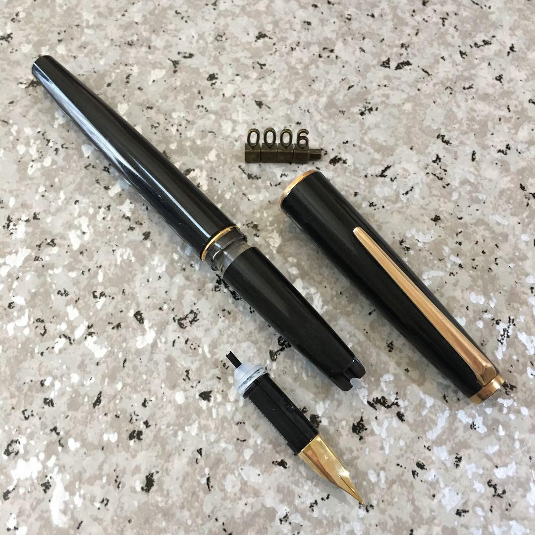 #0006 オーバーホール済み 万年筆 モンブラン MONTBLANC 14k