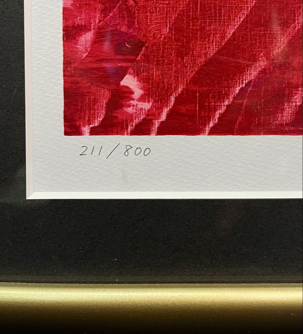 h*e様 深見東州 「富士と天女の羽衣」大型オリジナル版画 直筆サイン リトグラ