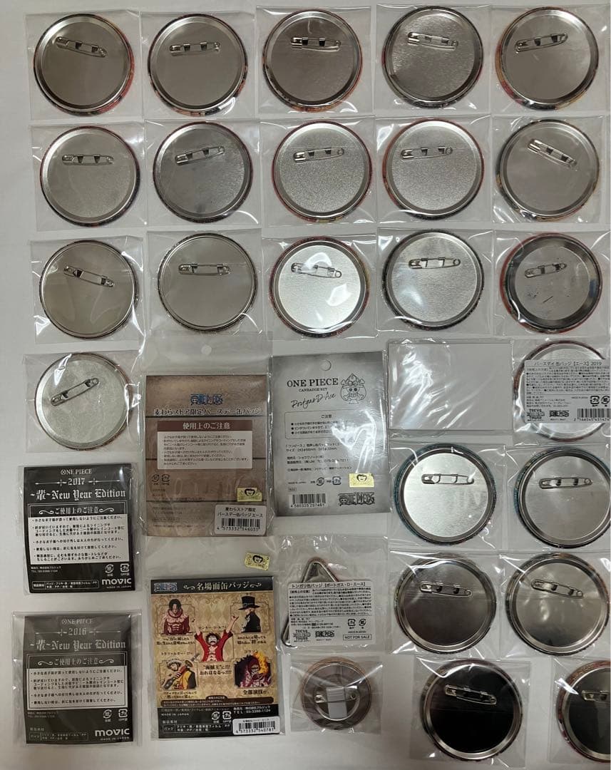 ワンピース バッジ 白ひげ海賊団 セット ONEPIECE