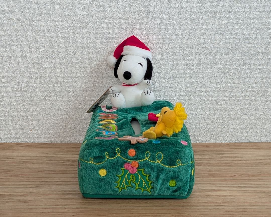 スヌーピータウンショップ クリスマスシリーズ2005 ティッシュボックス ケース