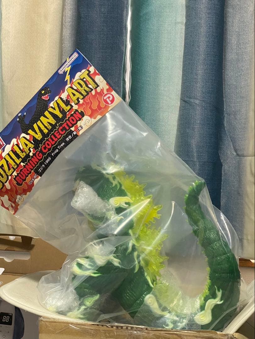 ゴジラ フィギュア ソフビ　GVA ゴジラ 浮世ノ絵（翠）　バンダイ