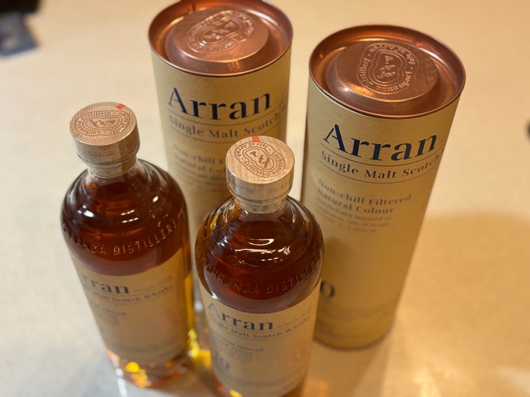 Arran シングルモルトスコッチウイスキー 10年 700ml 2本セット