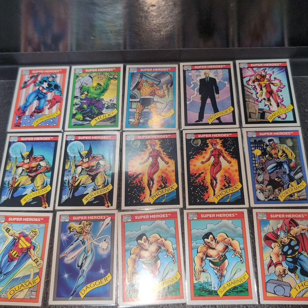 MARVEL COMICS トレーディングカード まとめ メルカリ便