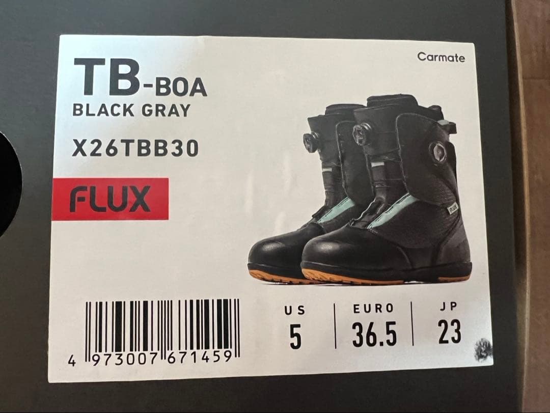 FLUX TB-BOA スノーボードブーツ 25-26モデル 23cm