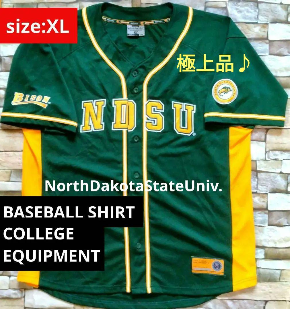 ■美品■希少■NCAA■ノースダコタ■ベースボールシャツ■ユニフォーム■カレッジ