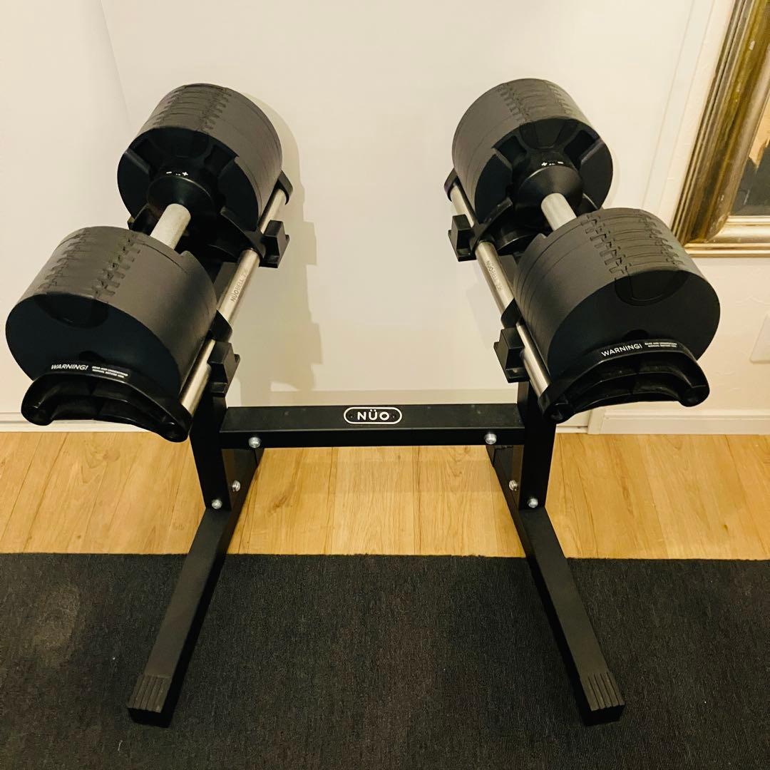 フレックスベル 可変式ダンベル 36kg スタンド(ブラック) ベンチセット