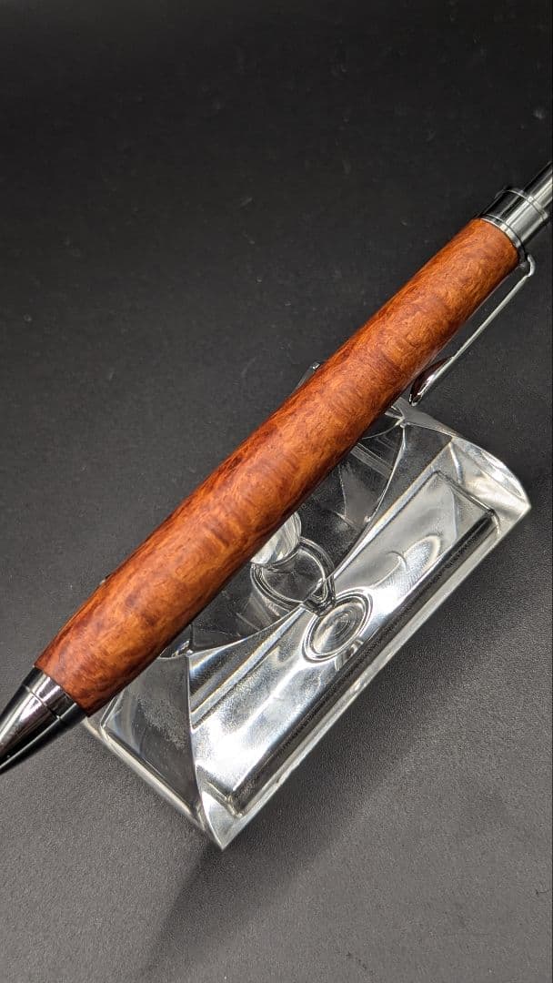 447ペン工房翌檜　極上　レースシーオーク　木軸シャーペン　ボールペン