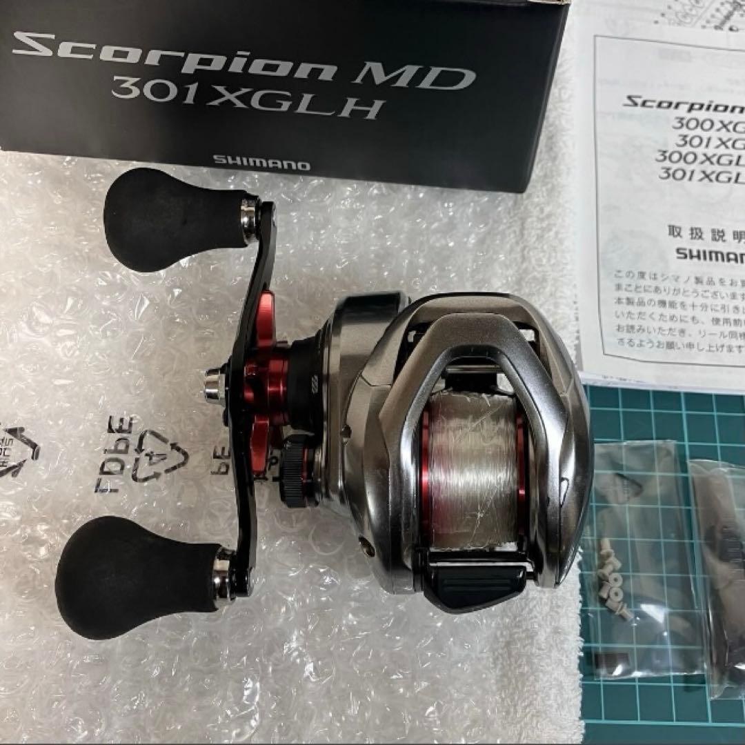 シマノ 21？　スコーピオンMD 301XGLH 左ハンドル　キズあり