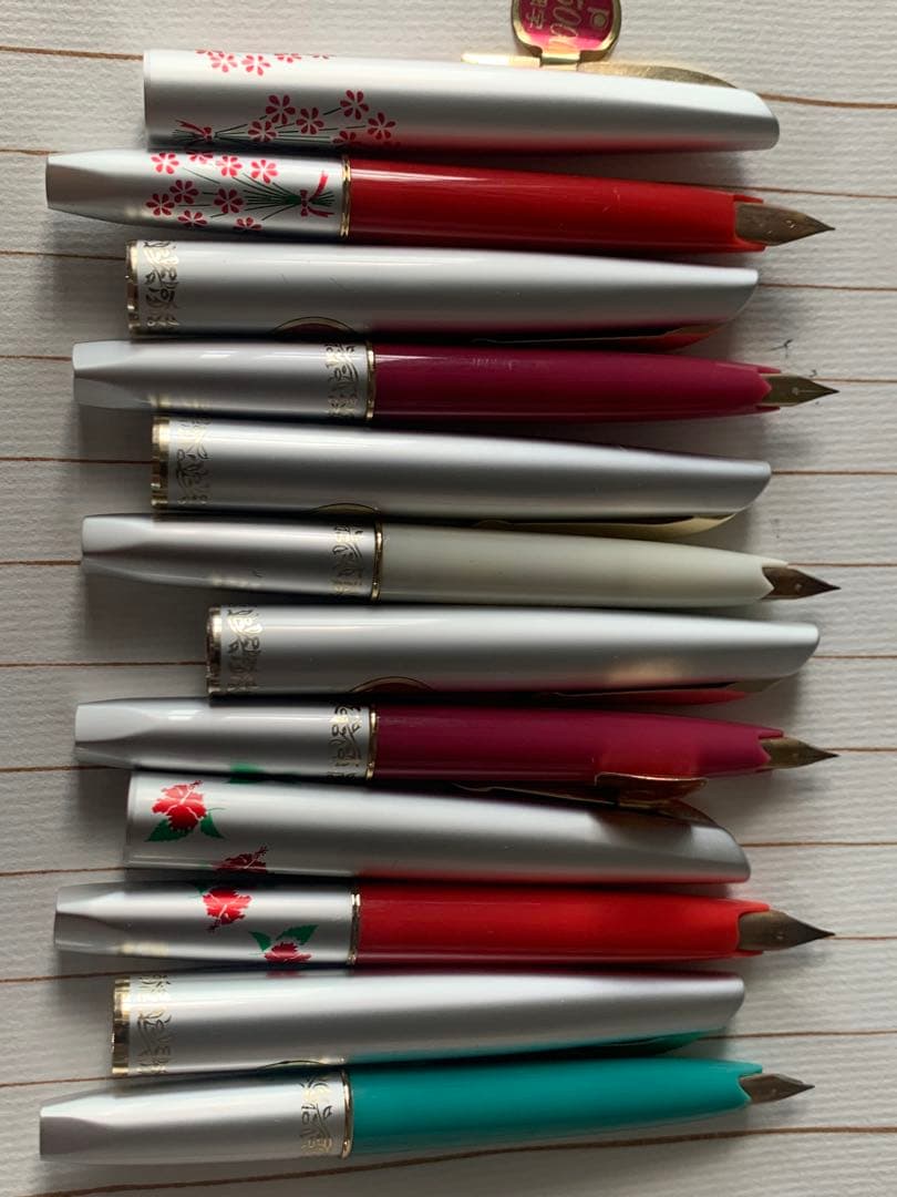 プラチナ 万年筆 14K 6本まとめ売り