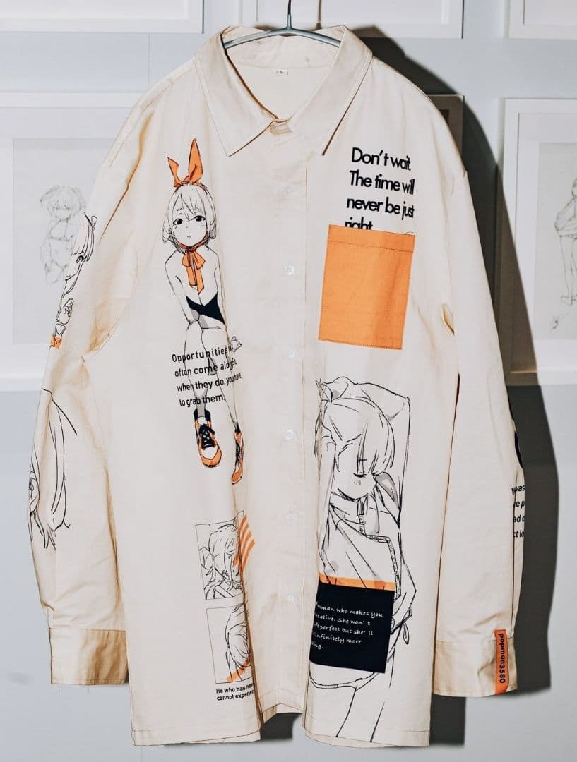 【未開封】シャツ Lサイズ　popman3580 イラスト展