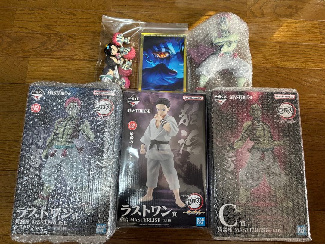 【13点まとめ】鬼滅の刃 猗窩座 狛治 小雪 一番クジ フィギュア アクスタ等