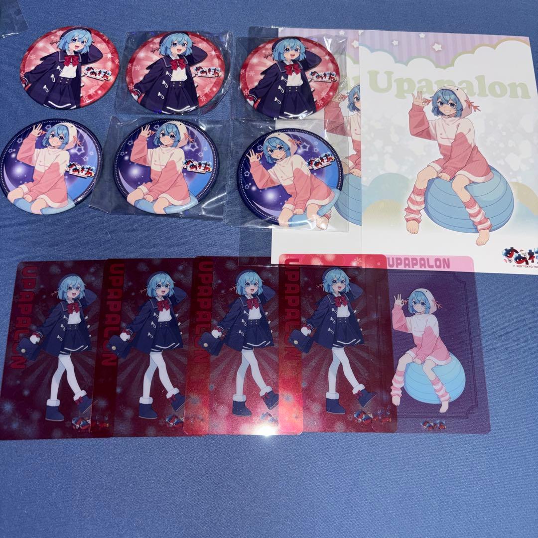 めめ村 うぱぱろんRED ポップアップ 缶バ ポスカクリカ