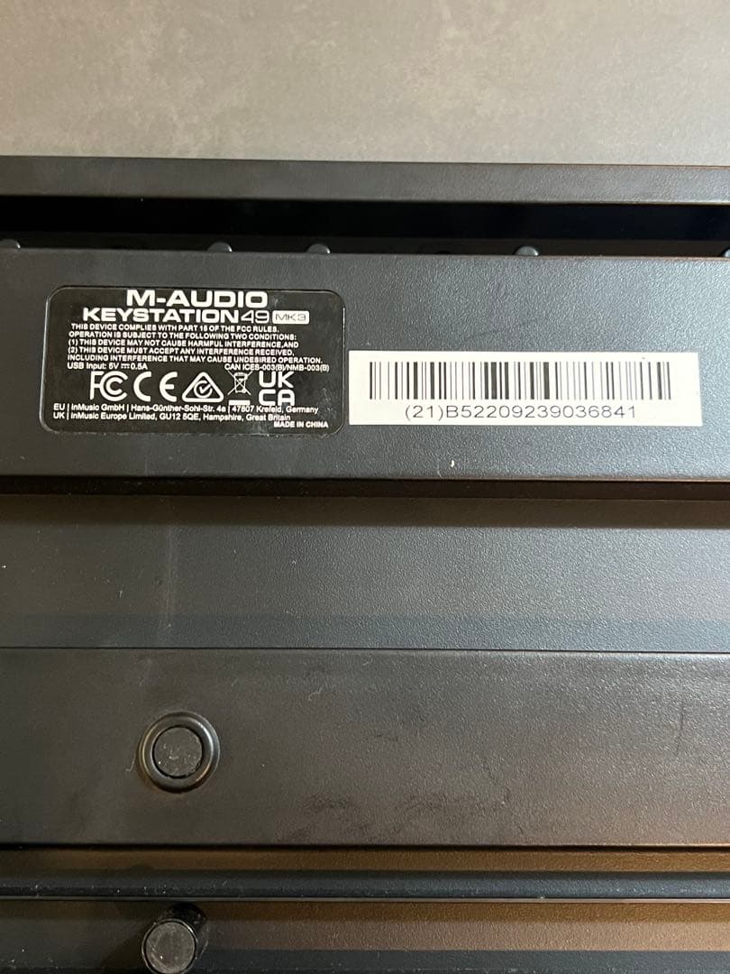 K M-Audio MIDIキーボード49鍵盤　KEYSTATION49 MK3