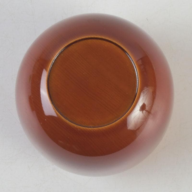 茶道具　飛騨春慶塗　中棗　箱付　V　9687