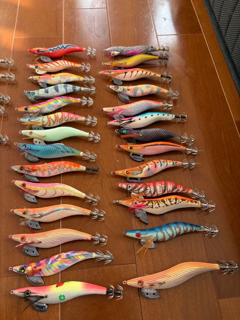 エギング　春イカ　エギ48個3.5号多数