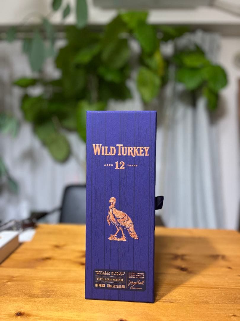 【終売品】ワイルドターキー 12年 1本700ml 箱、化粧箱付