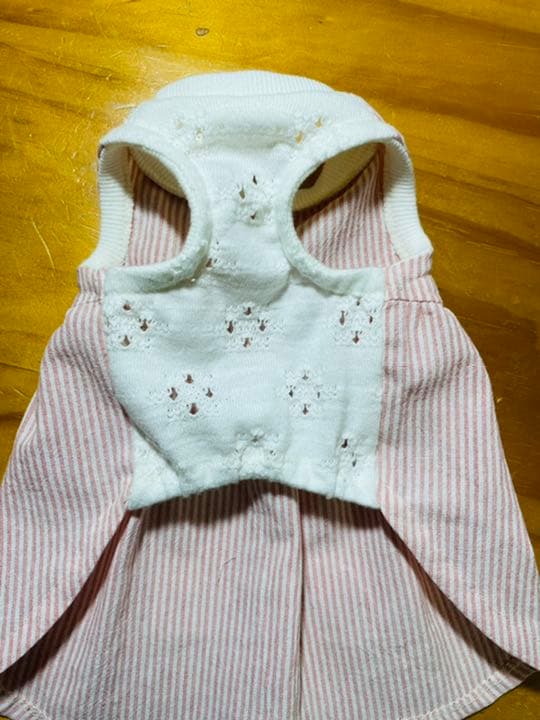 ハンドメイド犬服　ハイウエストリボンワンピ★色違いあり