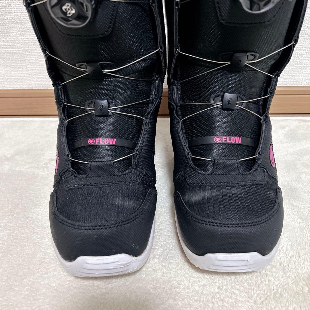 美品 FLOW フロウ VEGA BOA ベガ ボア 24.5 スノボ ブーツ