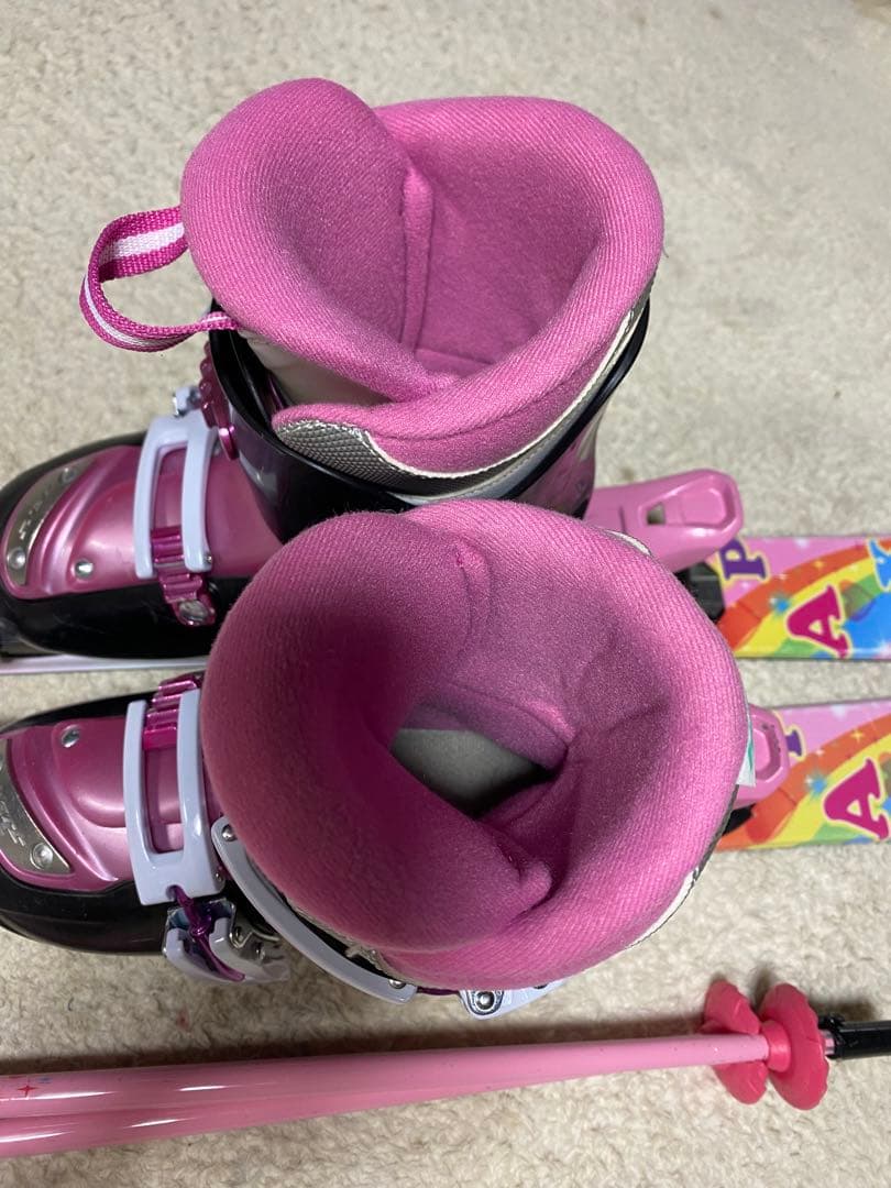 kazamaジュニア106cm ブーツ21cm シナノ80cmスキーセット