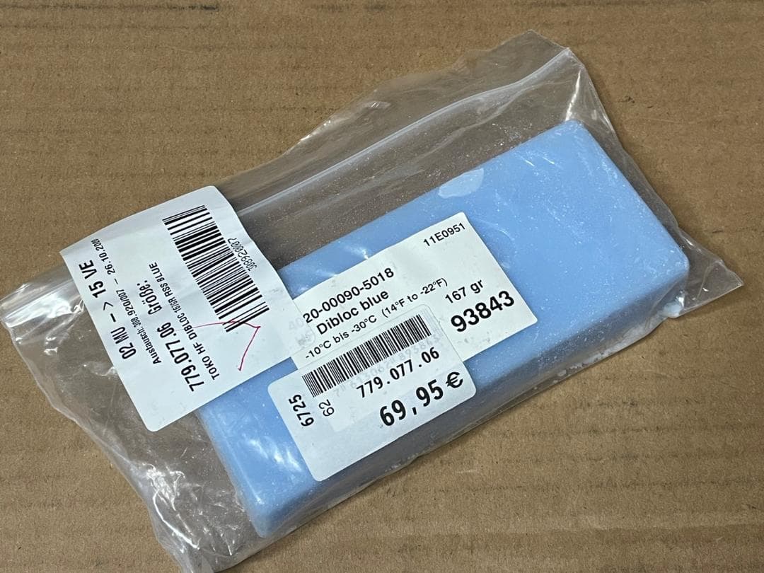 TOKO　HF　BLUE　167g　High Fluoro　大容量バルク品