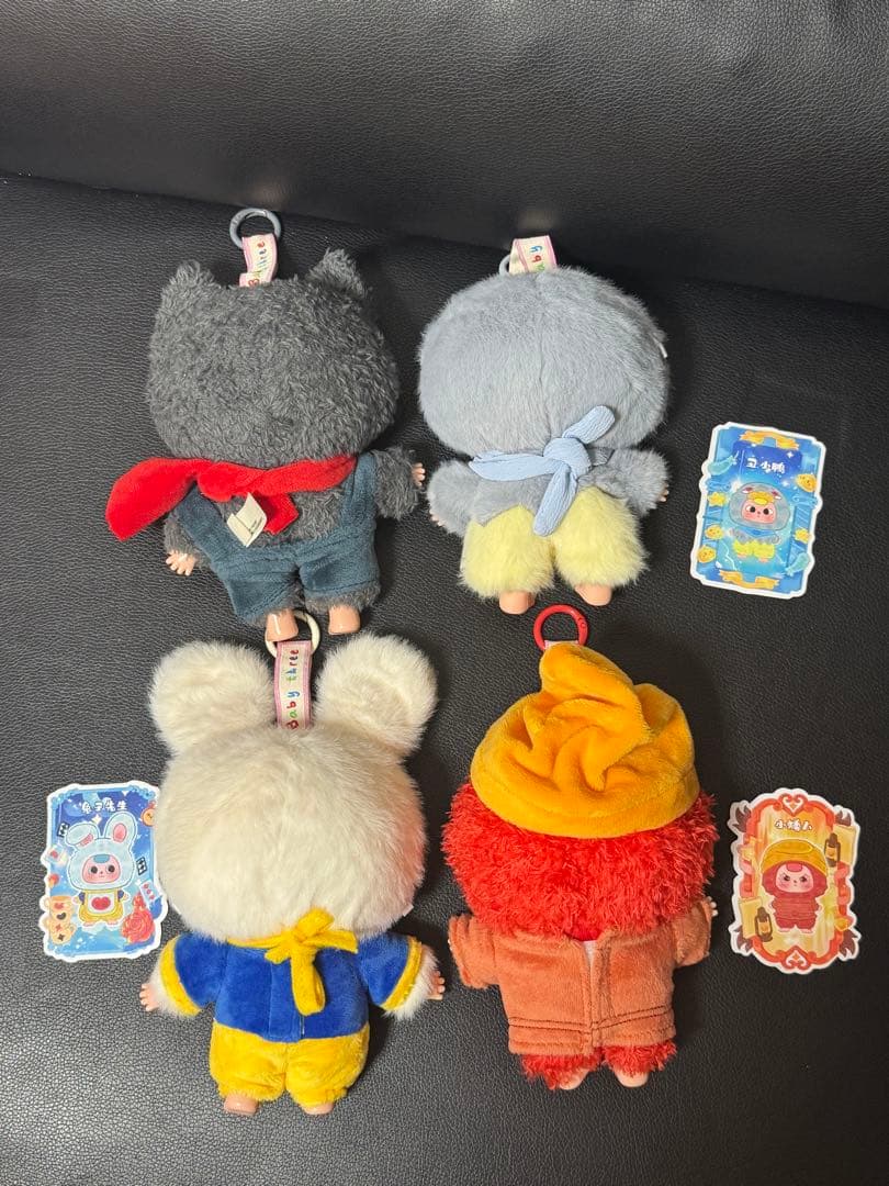 Baby Three おとぎばなしシリーズぬいぐるみ4個セット レア目