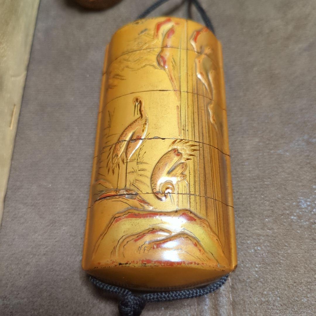 印籠 根付 木箱　他