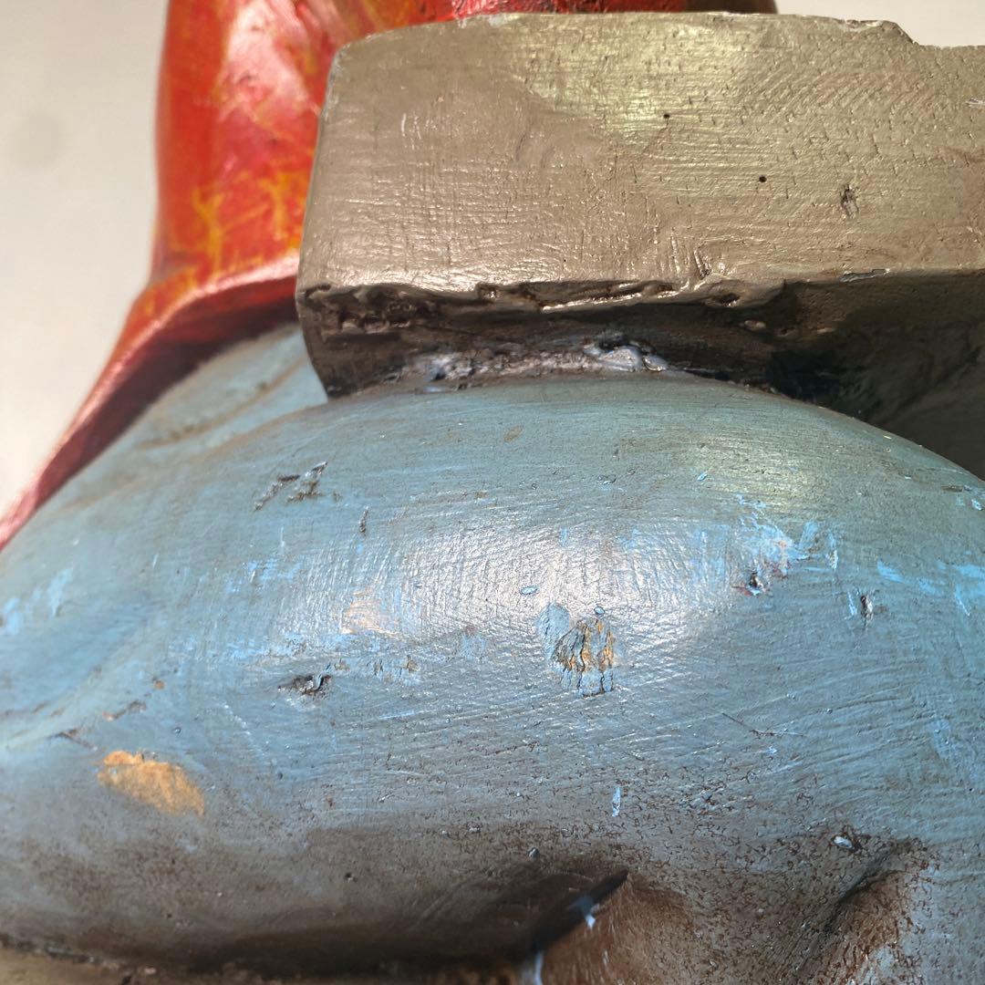 R 1点物　輸入　大型　彫刻　ヴィンテージ　ピエロ