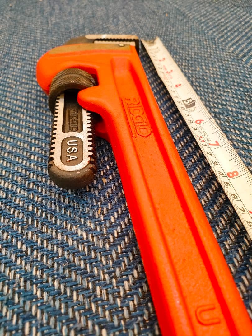 24インチ　パイプレンチ　RIDGID