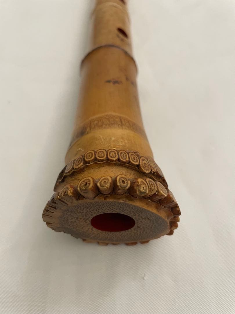 ❷超希少 尺八 昌山4本 銘なし1本 5本まとめ売り ケース付き 和楽器