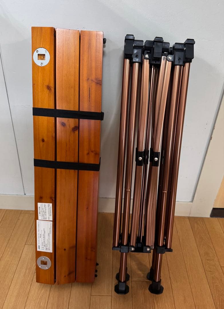 Coleman ナチュラルウッドロールテーブル クラシック(110)