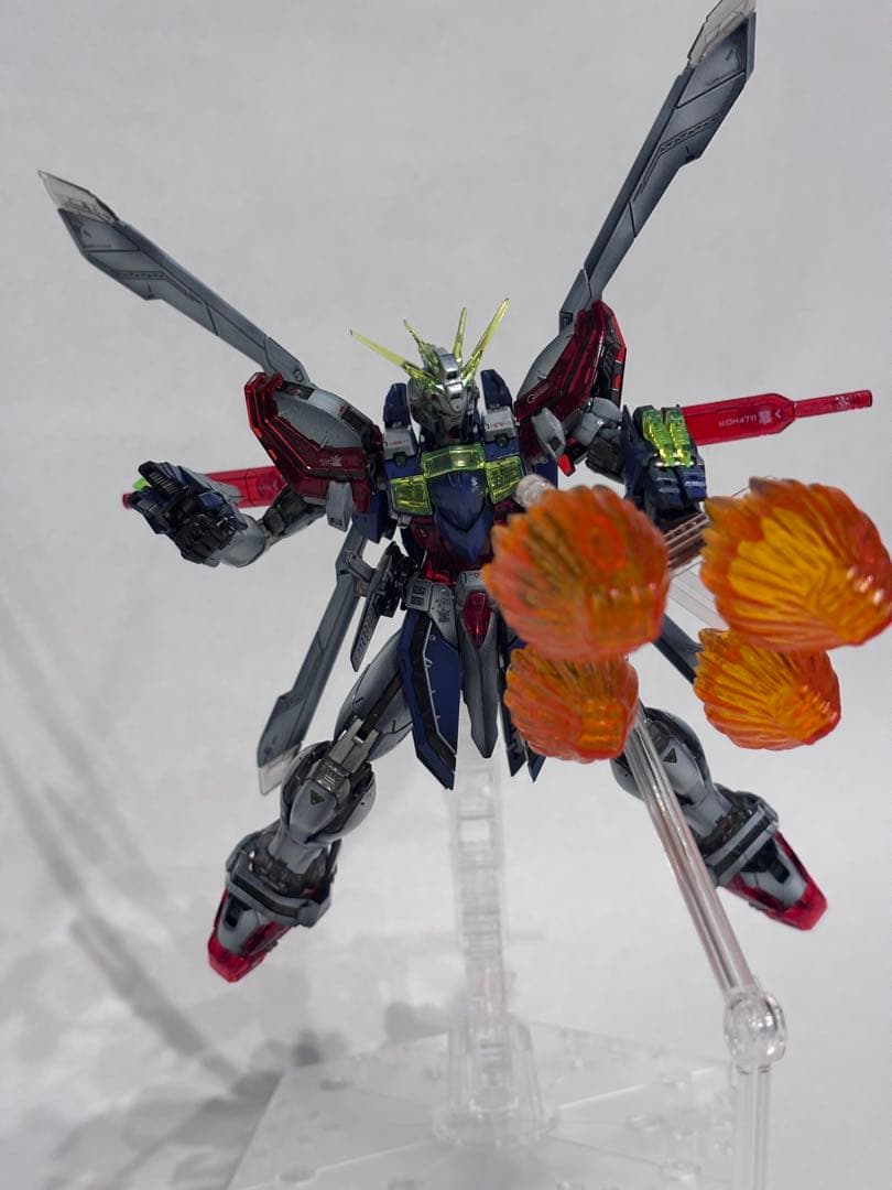 【1/25まで限界値引き！】RGゴッドガンダム+風雲再起セット全塗装完成品