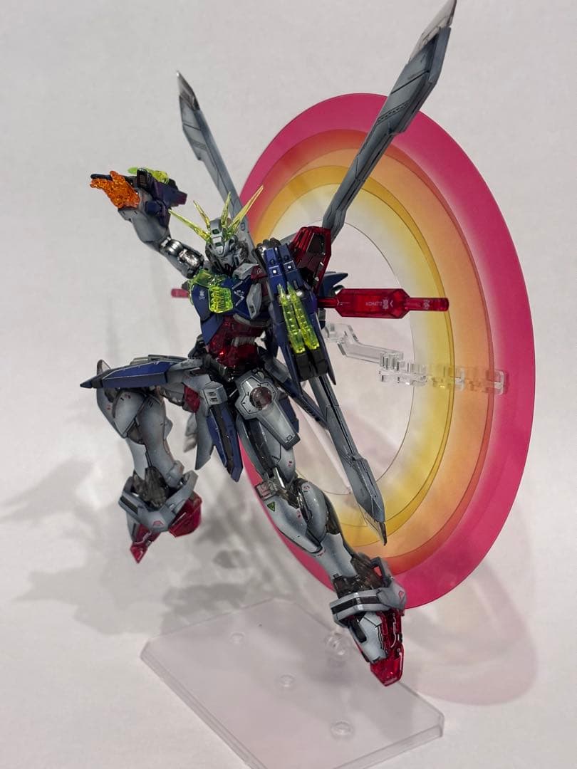 【1/25まで限界値引き！】RGゴッドガンダム+風雲再起セット全塗装完成品