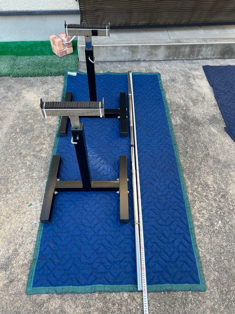 トレーニングベンチ バーベル ダンベル付き