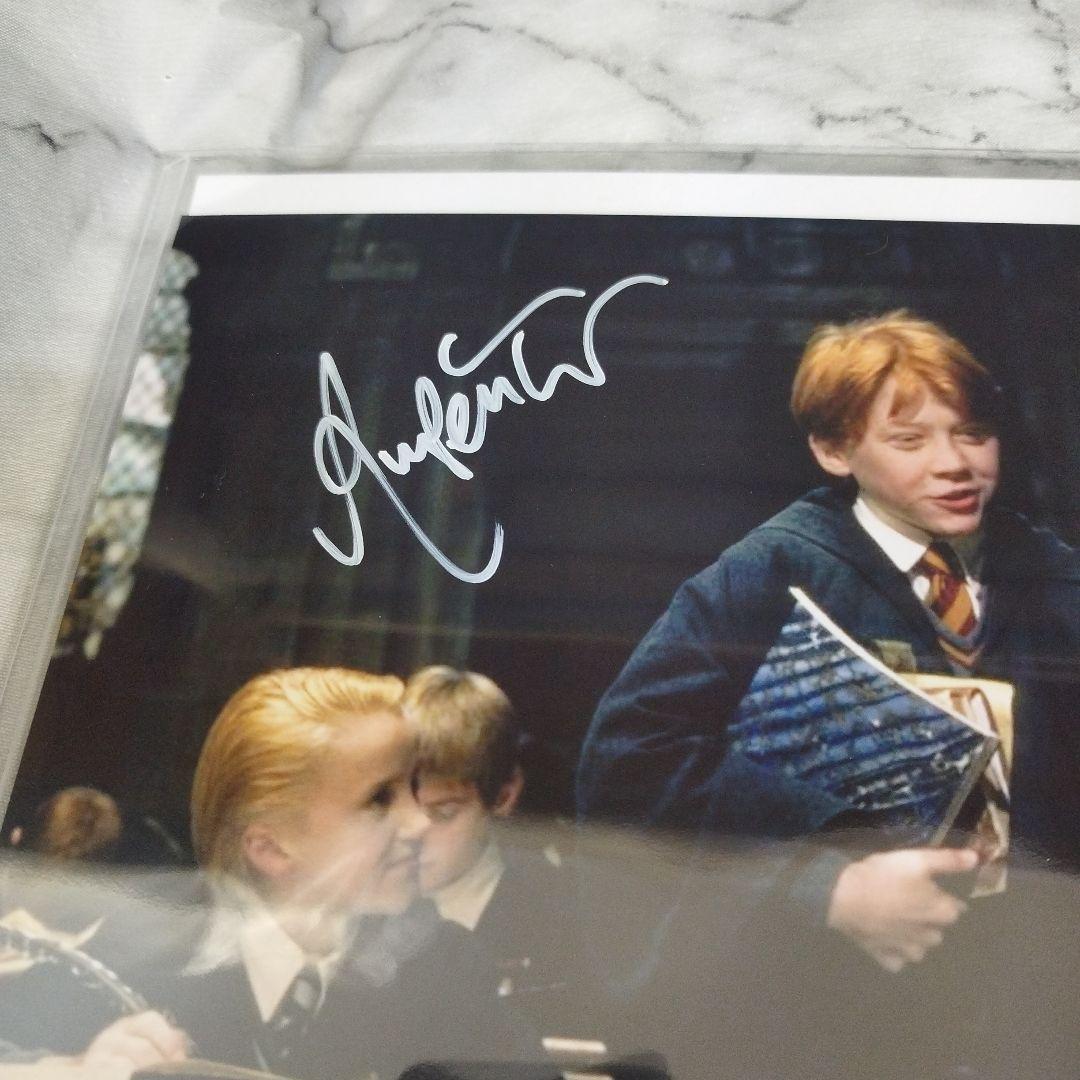 ダニエル・ラドクリフ&ルパート・グリント 直筆サイン入りフォト　ハリーポッター
