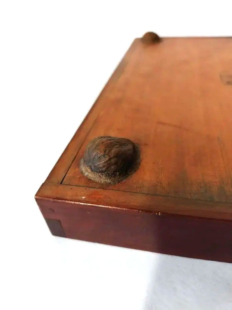 【希少品】古物　伊勢春慶　胡桃脚膳　 岡村長四郎　新丸千印　アンティーク