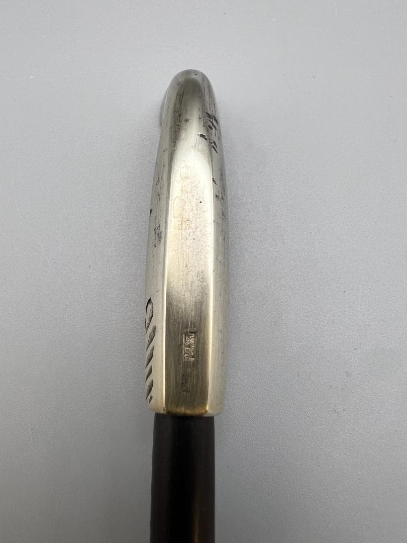 純銀　村田　六角煙管　キセル　かぶ食２匹鼠図　銀細工　アンティーク　重量約45g