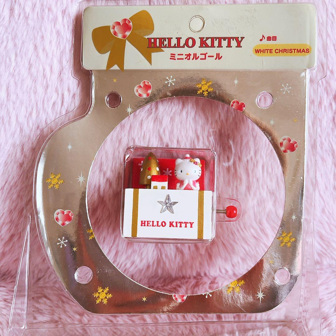 希少レア　ハローキティ　ミニオルゴール　Xmas サンリオ　2005