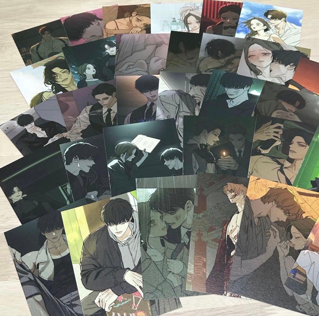 枯れた花に涙を ポストカード イラストカード ハガキ 韓国グッズ カード