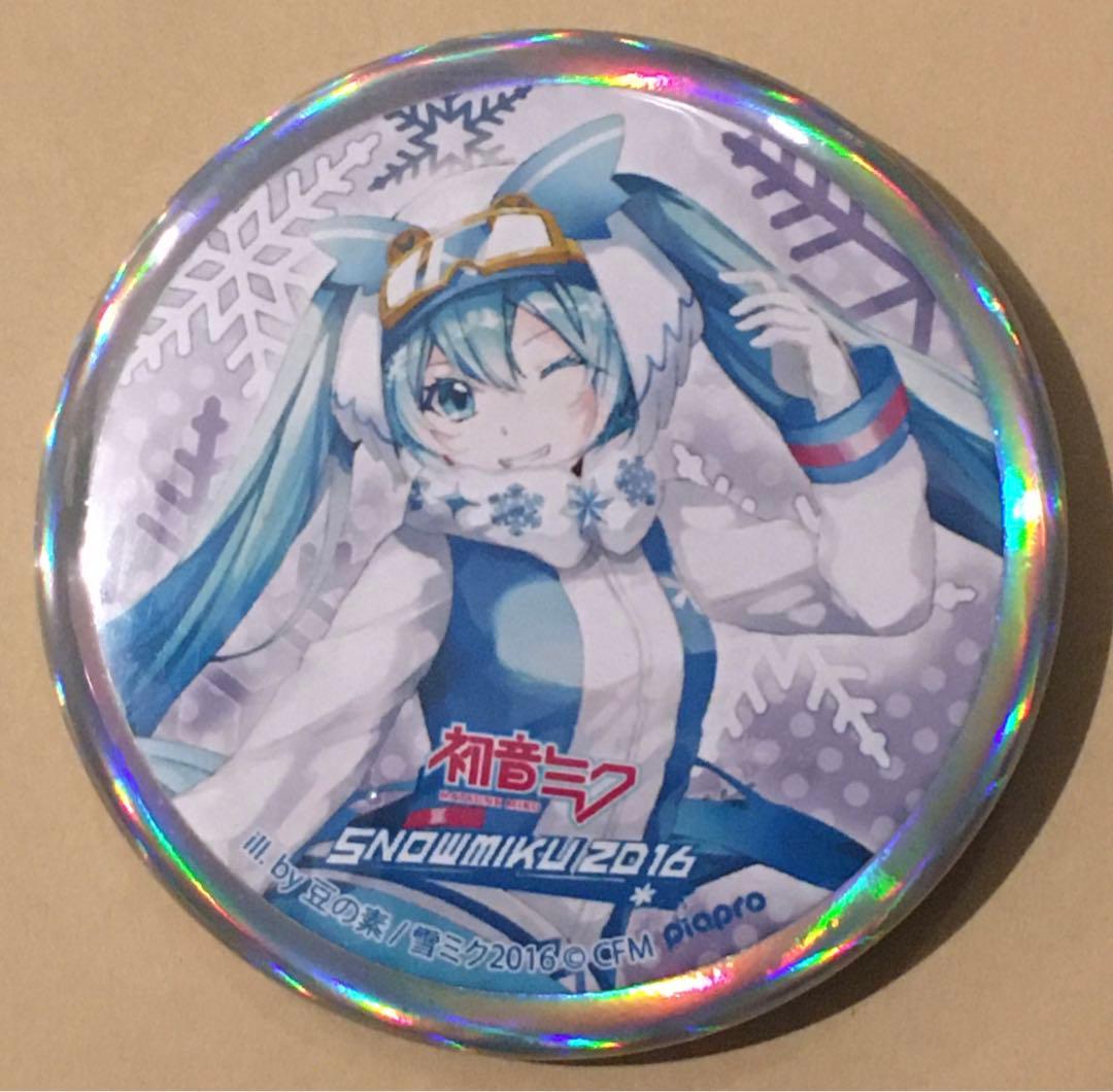 初音ミク 缶バッジ  MIKU 雪ミク 2016 缶バッジ