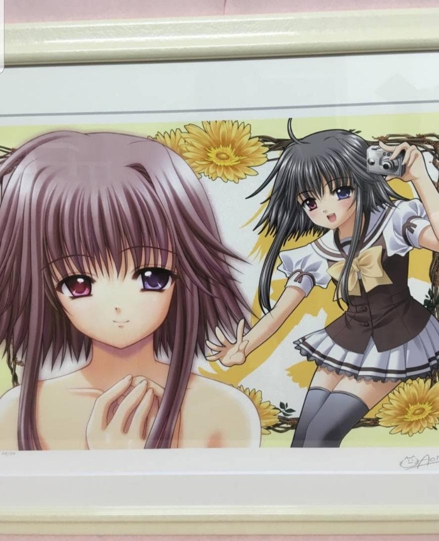 ☆新品未使用☆ 西又葵 作品名: Mayumi 版画  45/50